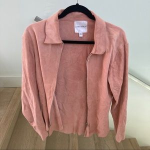 Pink Suede Jacket